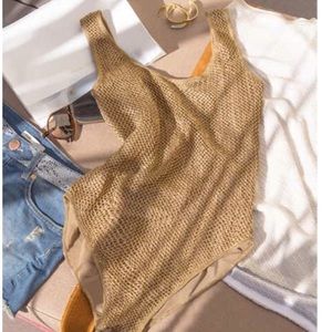 Maje gold mesh swimsuit [size 3]